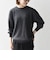 〈手洗い可能〉コットン カシミヤ スウェットライク ニット 26AW◆