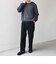〈手洗い可能〉コットン カシミヤ スウェットライク ニット 26AW◆
