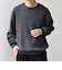 〈手洗い可能〉コットン カシミヤ スウェットライク ニット 26AW◆