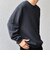 〈手洗い可能〉コットン カシミヤ スウェットライク ニット 26AW◆