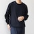 〈手洗い可能〉コットン カシミヤ スウェットライク ニット 26AW◆