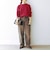 〈手洗い可能〉コットン カシミヤ スウェットライク ニット 26AW◆