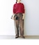 〈手洗い可能〉コットン カシミヤ スウェットライク ニット 26AW◆