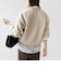 《一部予約》【WEB限定】〈手洗い可能〉サガラ 刺繍 / ファンシー レース ロゴ プルオーバー