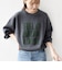 《一部予約》【WEB限定】〈手洗い可能〉サガラ 刺繍 / ファンシー レース ロゴ プルオーバー