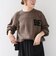 《一部予約》【WEB限定】〈手洗い可能〉サガラ 刺繍 / ファンシー レース ロゴ プルオーバー