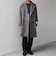 PURE WOOL MELTON ダブル チェスターコート 26AW◆