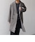 PURE WOOL MELTON ダブル チェスターコート 26AW◆