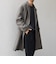 PURE WOOL MELTON ダブル チェスターコート 26AW◆