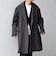 PURE WOOL MELTON ダブル チェスターコート 26AW◆