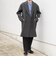 PURE WOOL MELTON ダブル チェスターコート 26AW◆