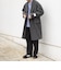 PURE WOOL MELTON ダブル チェスターコート 26AW◆