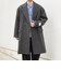 PURE WOOL MELTON ダブル チェスターコート 26AW◆