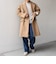 PURE WOOL MELTON ダブル チェスターコート 26AW◆