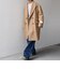 PURE WOOL MELTON ダブル チェスターコート 26AW◆