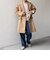PURE WOOL MELTON ダブル チェスターコート 26AW◆
