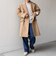PURE WOOL MELTON ダブル チェスターコート 26AW◆