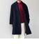 PURE WOOL MELTON ダブル チェスターコート 26AW◆