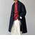 PURE WOOL MELTON ダブル チェスターコート 26AW◆