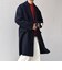 PURE WOOL MELTON ダブル チェスターコート 26AW◆