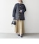 Traditional Weatherwear: ARKLEY Aライン ミドル ノーカラー コート