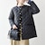 Traditional Weatherwear: ARKLEY Aライン ミドル ノーカラー コート