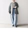 Traditional Weatherwear: ARKLEY Aライン ミドル ノーカラー コート