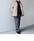 【SHIPS any別注】TAION:〈手洗い可能〉ダイヤキルト ダウン ハーフコート 25AW◇