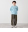 SHIPS any:〈洗濯機可能〉ツイル ストレッチ ワイド カーブ パンツ <KIDS>