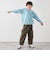 SHIPS any:〈洗濯機可能〉ツイル ストレッチ ワイド カーブ パンツ <KIDS>