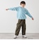 SHIPS any:〈洗濯機可能〉ツイル ストレッチ ワイド カーブ パンツ <KIDS>