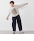 SHIPS any:〈洗濯機可能〉ツイル ストレッチ ワイド カーブ パンツ <KIDS>