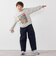 SHIPS any:〈洗濯機可能〉ツイル ストレッチ ワイド カーブ パンツ <KIDS>