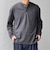 〈抗菌防臭/遮熱等〉マルチファンクション ヘンリーネック Tシャツ(ロンT)◇