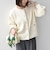【WEB限定】〈手洗い可能〉ブークレ ニット ジャケット◇