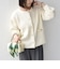 【WEB限定】〈手洗い可能〉ブークレ ニット ジャケット◇