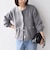 【WEB限定】〈手洗い可能〉ブークレ ニット ジャケット◇