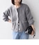 【WEB限定】〈手洗い可能〉ブークレ ニット ジャケット◇