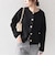 【WEB限定】〈手洗い可能〉ブークレ ニット ジャケット◇
