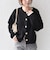 【WEB限定】〈手洗い可能〉ブークレ ニット ジャケット◇