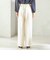 《一部予約》【実力派ベーシック】〈手洗い可能〉メルティ ウォーム タック ワイド パンツ