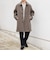 PURE WOOL MELTON ステンカラー コート 26AW◆