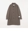 PURE WOOL MELTON ステンカラー コート 26AW◆
