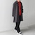 PURE WOOL MELTON ステンカラー コート 26AW◆