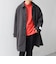 PURE WOOL MELTON ステンカラー コート 26AW◆