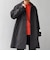 PURE WOOL MELTON ステンカラー コート 26AW◆