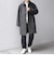 PURE WOOL MELTON ステンカラー コート 26AW◆