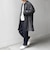 PURE WOOL MELTON ステンカラー コート 26AW◆