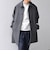 PURE WOOL MELTON ステンカラー コート 26AW◆