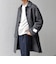 PURE WOOL MELTON ステンカラー コート 26AW◆